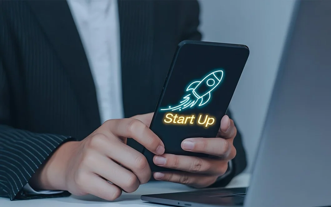 Startup Mobile App Development Banner Image