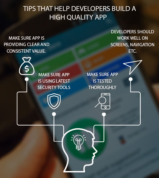 Tips that help developers build a high quality apps
