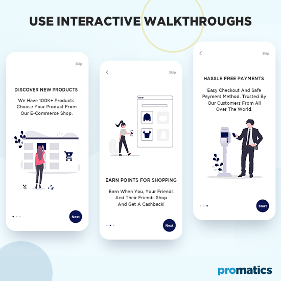 Use Interactive Walkthroughs