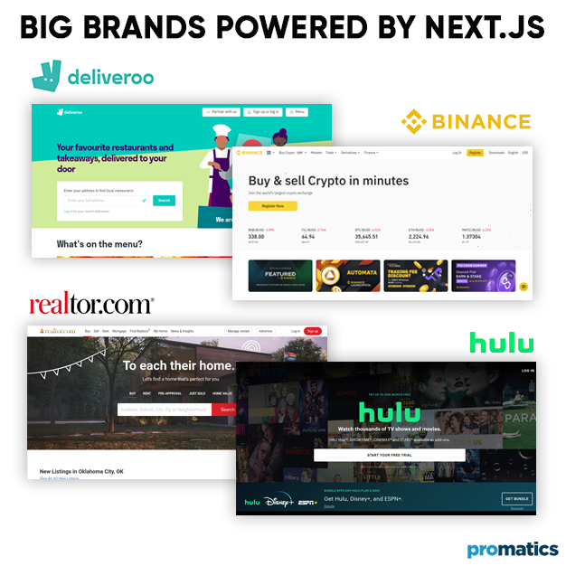 Big Brands Powered by Next.js